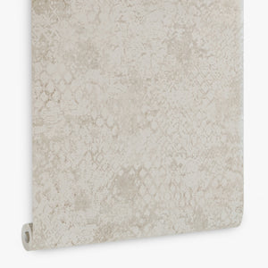 Papel de Colgadura Texturas | Greige Stucco Lattice Wallpaper