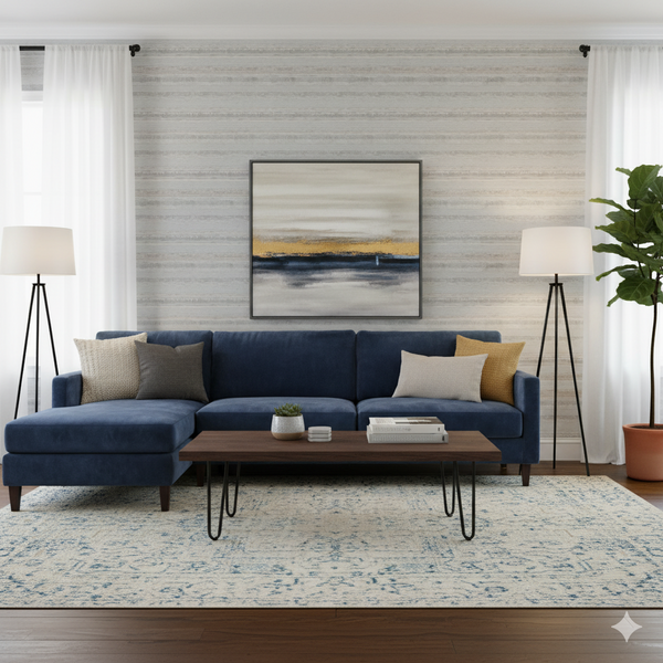 Papel de Colgadura Texturas | Cool Grey Strata Wallpaper