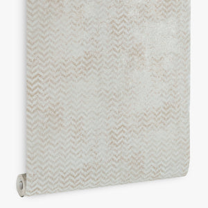 Papel de Colgadura Texturas | Beige Herringbone Wallpaper