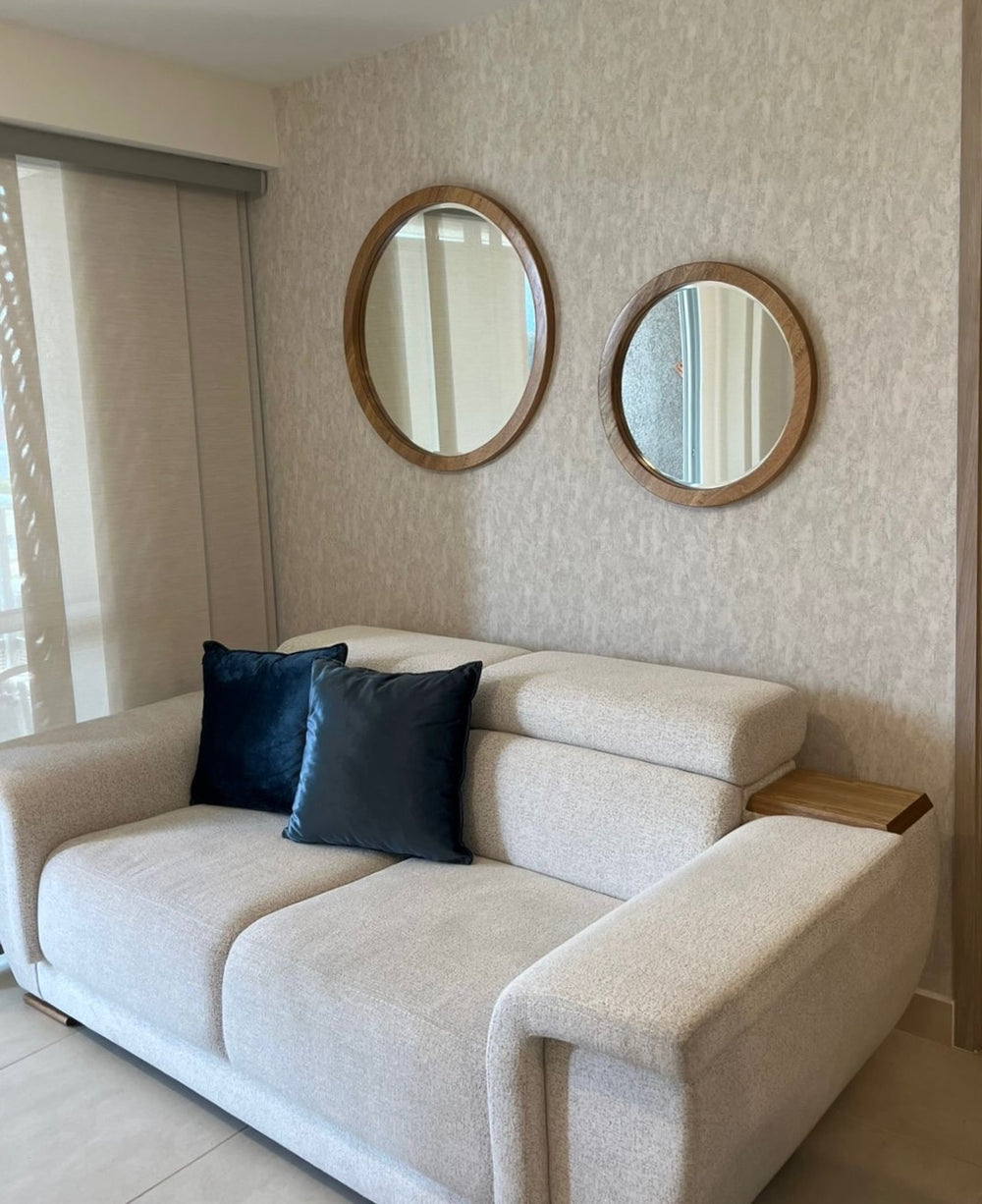 Papel de Colgadura Texturas | Warm Greige Concrete Mineral Wallpaper