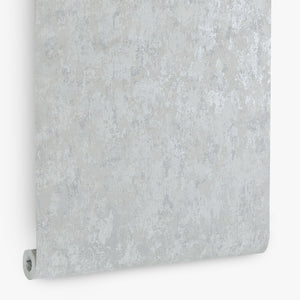 Papel de Colgadura Texturas | Silver Grey Patina Wallpaper