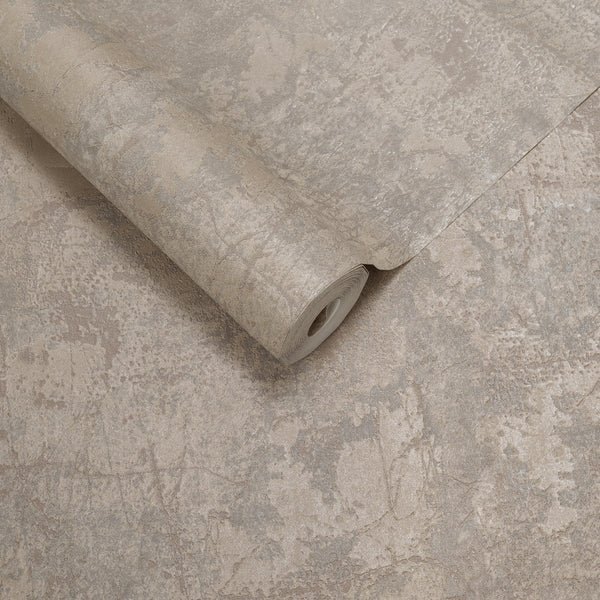 Papel de Colgadura Texturas | Taupe Microcement Wallpaper