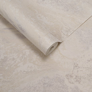 Papel de Colgadura Abstracto | Sand Beige Marble Wallpaper