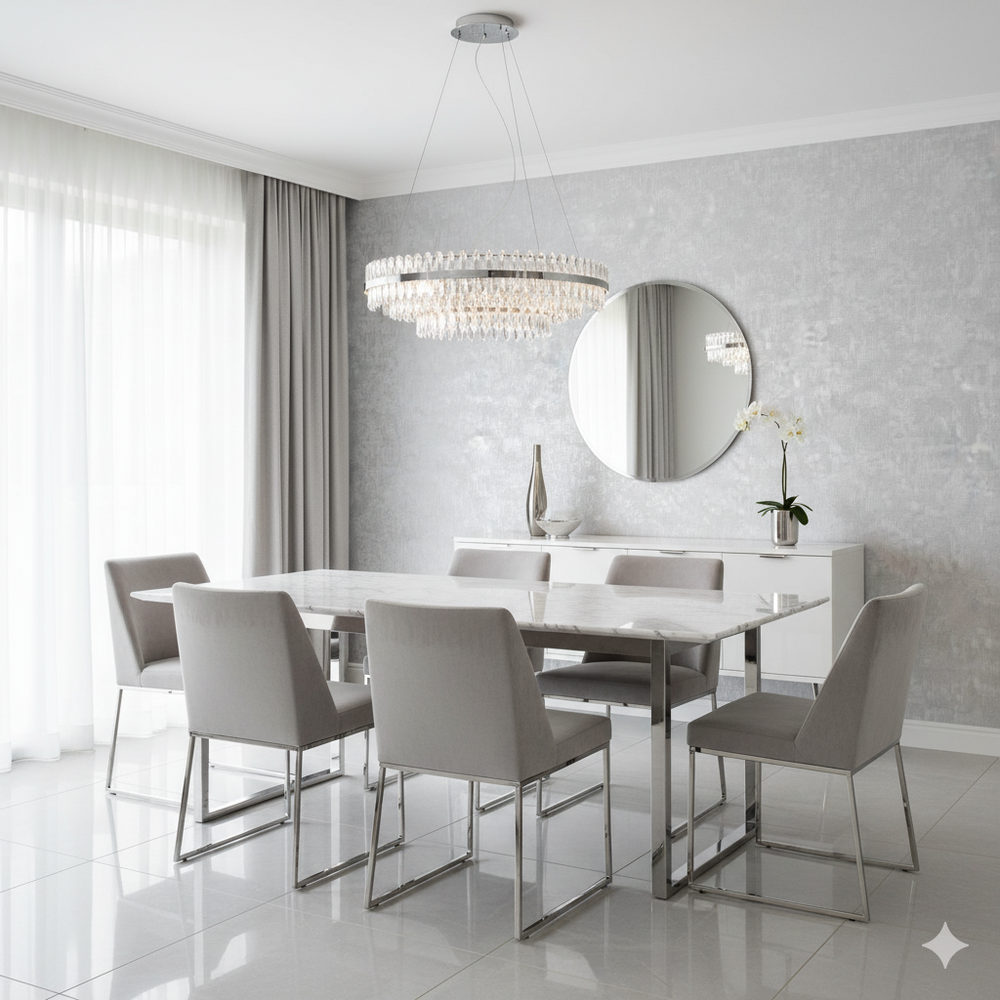 Papel de Colgadura Textil | Ice Blue Crosshatch Wallpaper