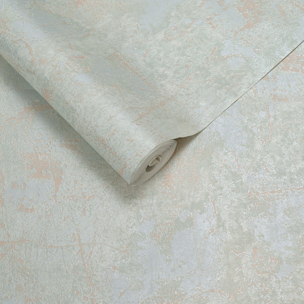 Papel de Colgadura Texturas | Sky Blue Mint Microcement Wallpaper