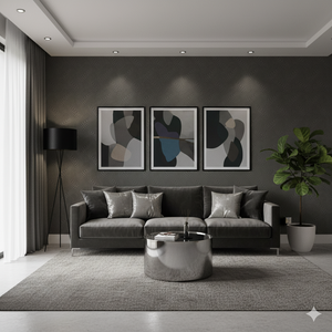 Papel de Colgadura Abstracto | Green Bronze Ripple Wallpaper